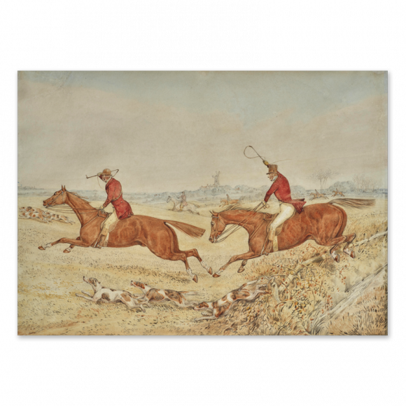 Scenes from the Hunting Field – a pair Image 1